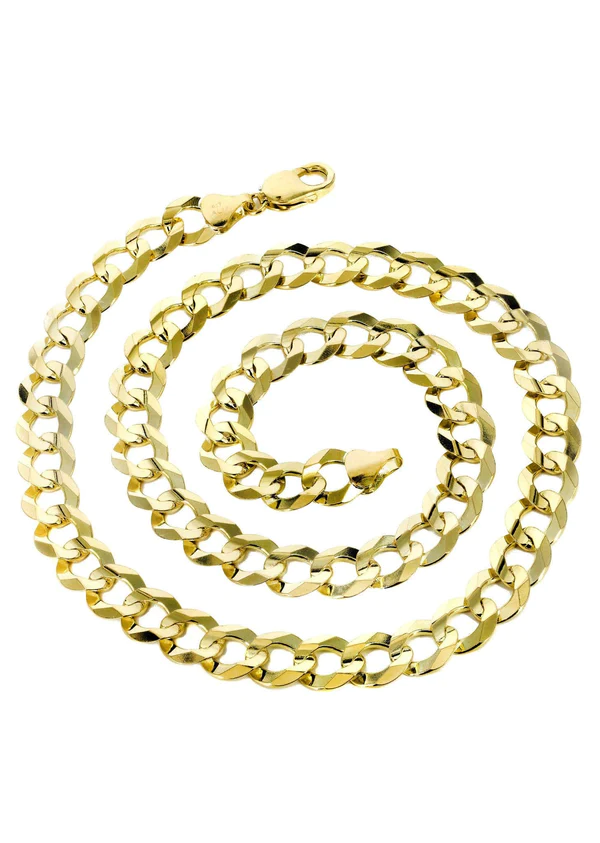 10K Gold Solid Cuban Link Chain For Sale – Mens Gold Chain (7)