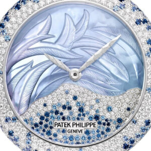 Patek Philippe Calatrava Mother of Pearl Sapphire 18k Gold Dial Watch 4899/901G-001
