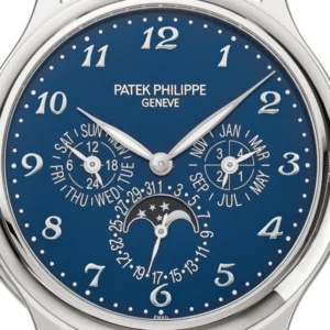 Patek Philippe Minute Repeater Perpetual Calendar Grande Complication White Gold Blue Dial 5374G-001
