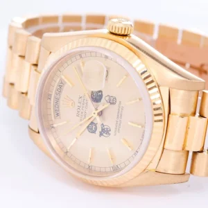 Rolex Day-Date 36 President Day-Date Men’s 18k Gold Watch 18038