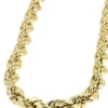 Buy 10K Gold Men's Hollow Rope Chain