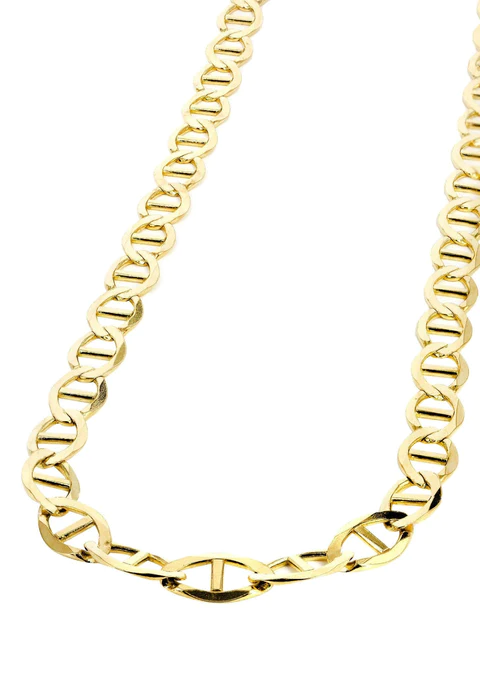 10K Solid Mariner Gold Chain For Sale