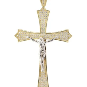 10K Gold Cross / Crucifix Pendant | 7.2 Grams