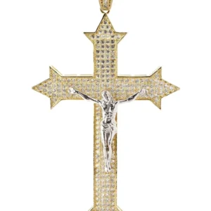 Cross Crucifix Pendant For Sale | 10K Gold | 8.6 Grams
