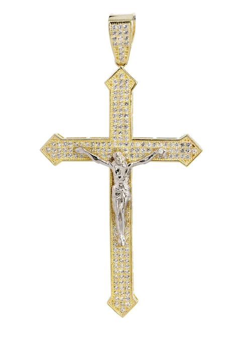 10K Gold Cross – Crucifix Pendant_1