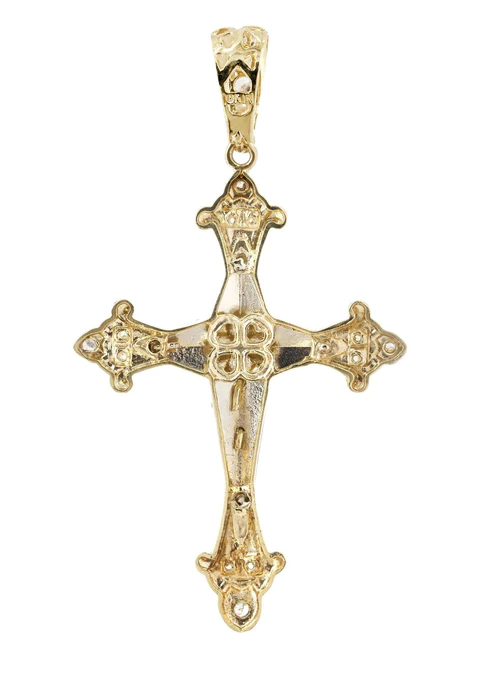 10K Gold Cross – Crucifix Pendant_3