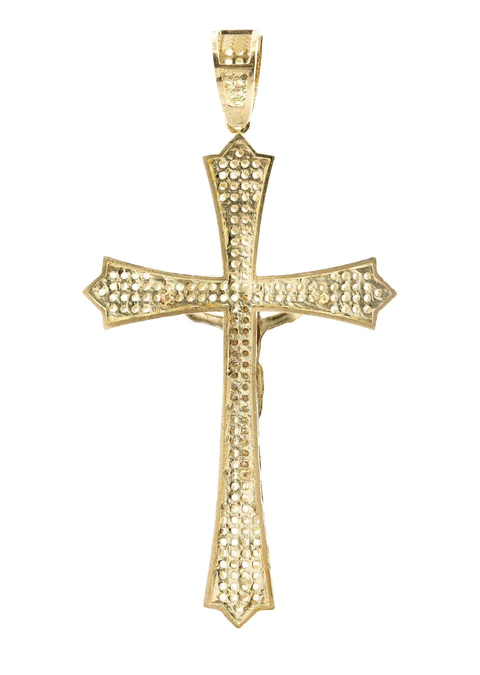 10K Gold Cross – Crucifix Pendant_4