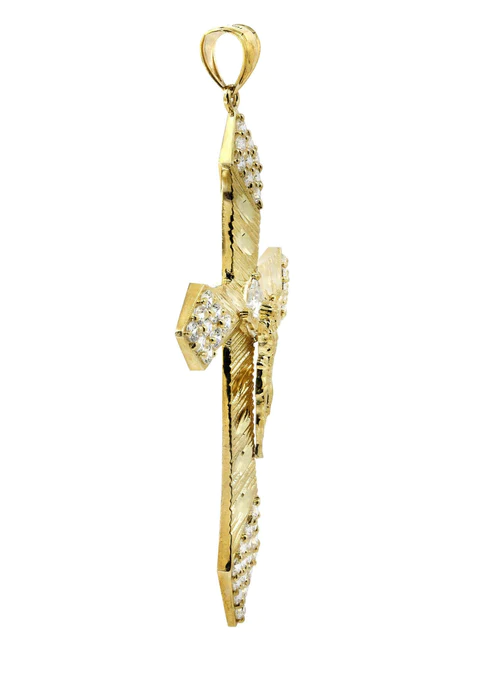 10K Gold Cross – Crucifix Pendant_4