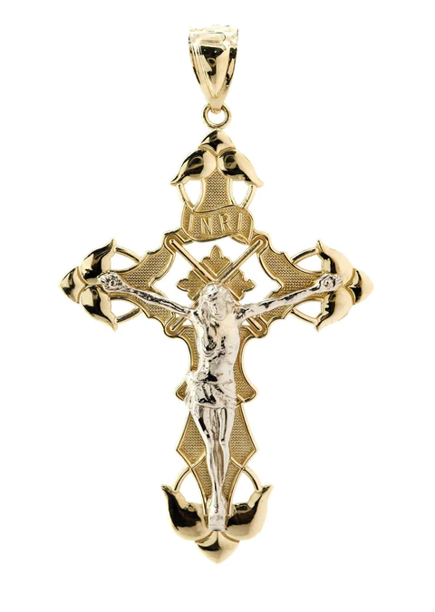 Buy 10K Gold Cross Crucifix Pendant