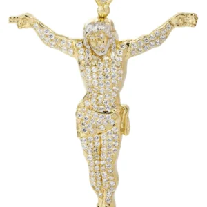 10K Gold Crucifix Pendant For Sale | 32.3 Grams