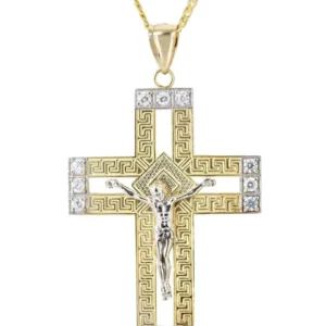 Buy 10K Yellow Gold Cross/Crucifix Necklace | Appx. 20.8 Grams