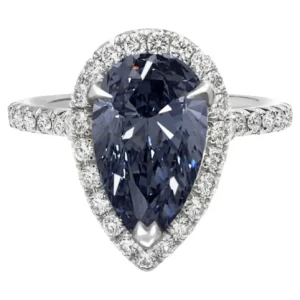 2 Carat Fancy Vivid Blue Diamond VVS1 Exceptional GIA Certified