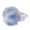 30.00 Star Sapphire Diamond Platinum