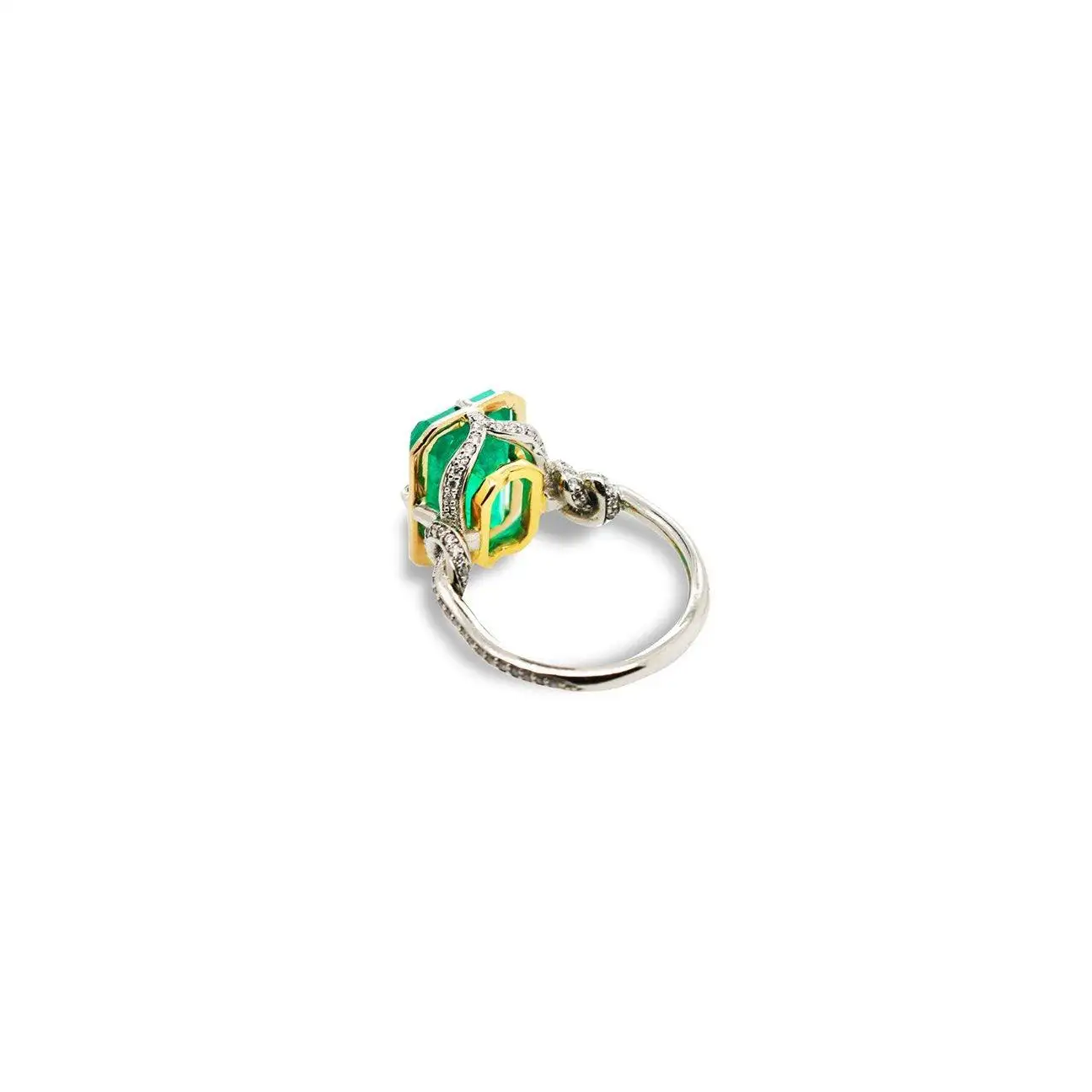3ct-Emerald-in-Forget-Me-Knot-Ring-Platinum-and-22ct-Yellow-Gold-2.webp