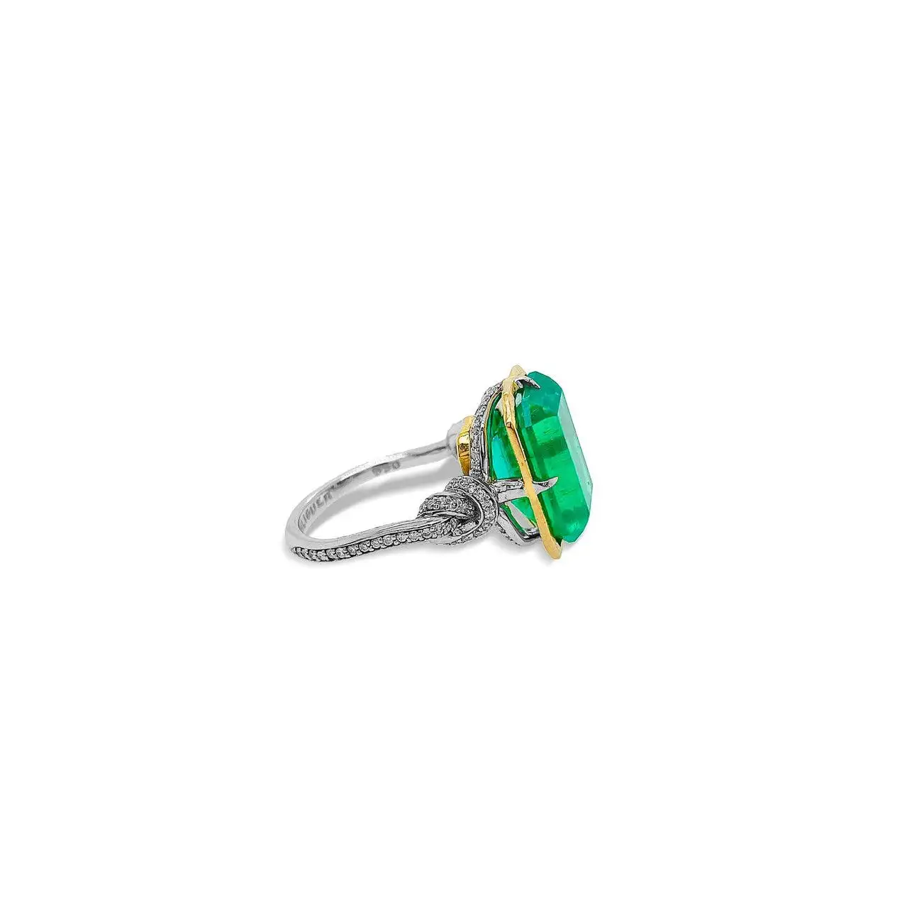 3ct-Emerald-in-Forget-Me-Knot-Ring-Platinum-and-22ct-Yellow-Gold-8.webp