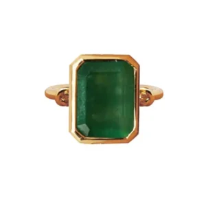 3ct Knot Emerald Ring in 18ct Yellow Gold
