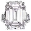 4 Carat Emerald Cut Diamond Platinum