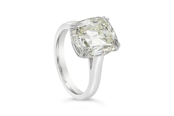 5.53 Carat Cushion Brilliant Diamond