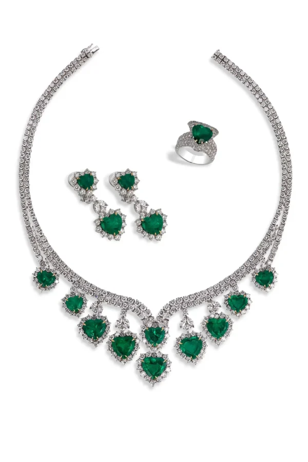 Andreoli Heart Shape Colombian Emerald