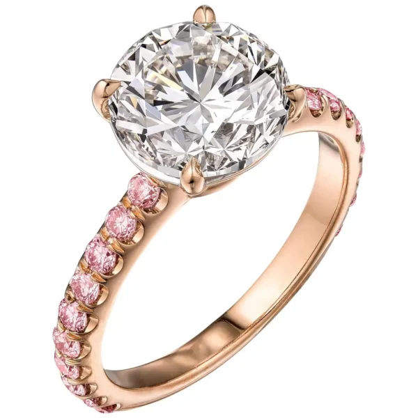 Brilliant Round Engagement Ring with