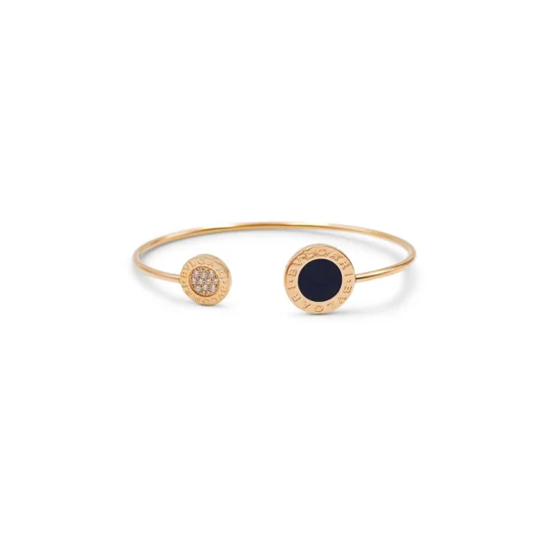 Bvlgari Bvlgari Rose Gold Onyx and Dia