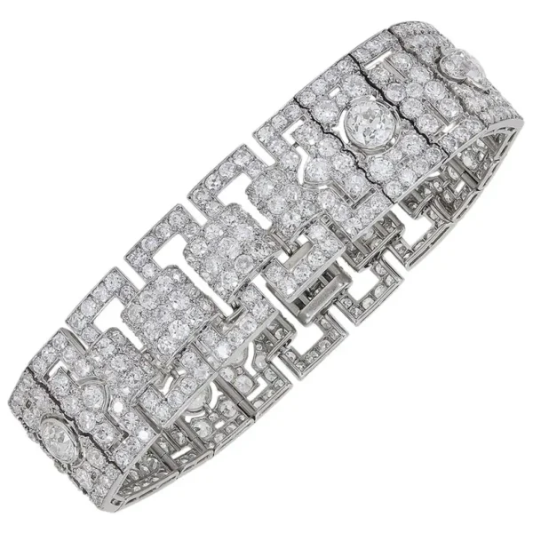 Cartier Paris Art Deco Diamond Platinu