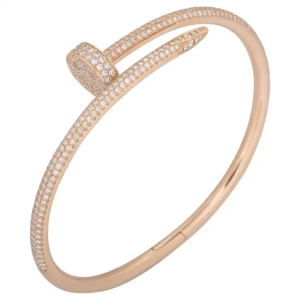 Cartier Rose Gold Full Pave Diamond