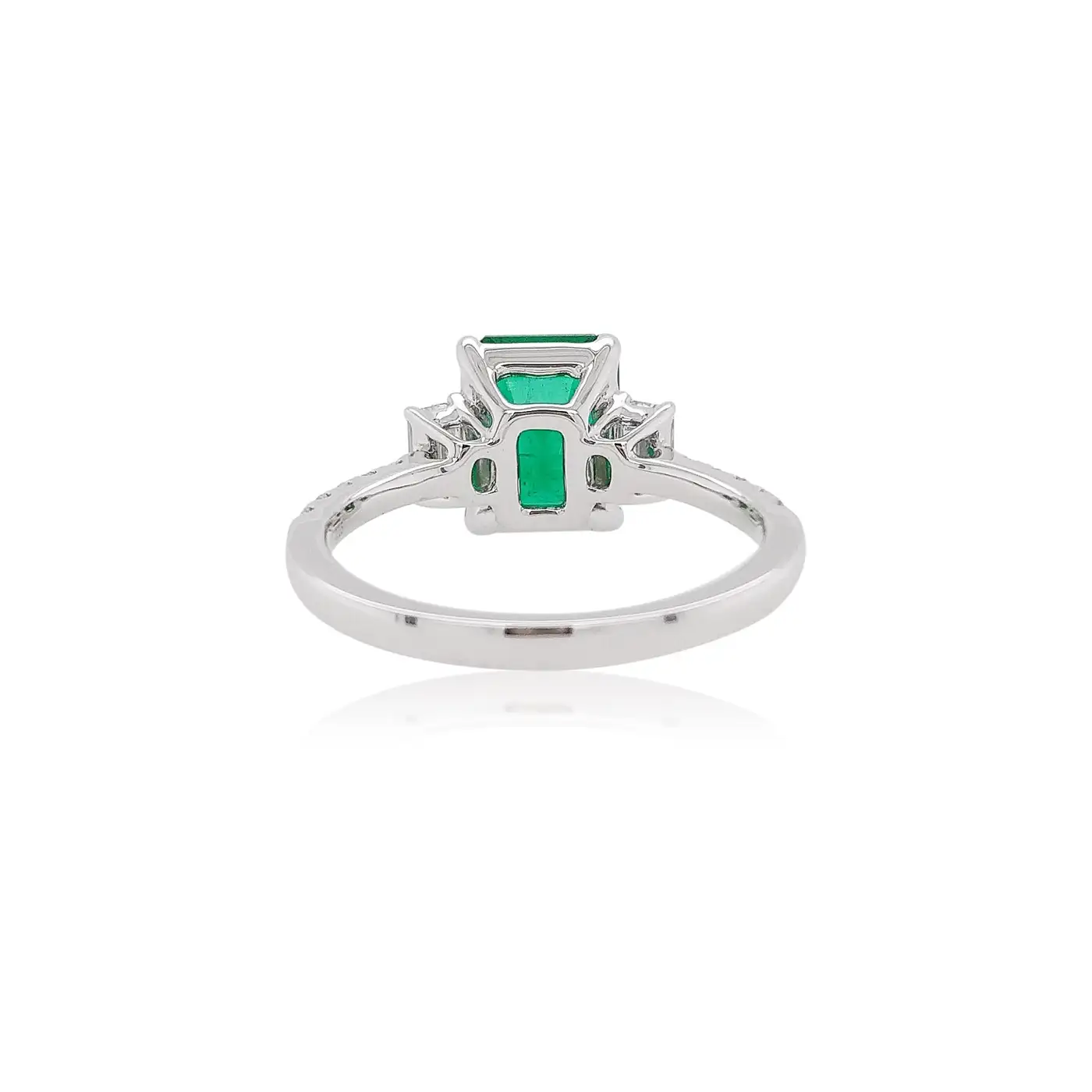 Certified-Colombian-Emerald-White-Diamond-18K-Three-Stone-Engagement-Ring-5.webp