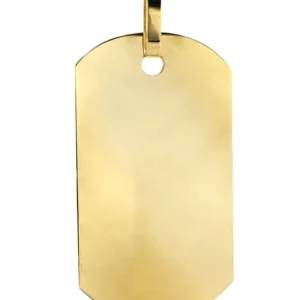 Dogtag 10K Gold Pendant For Sale | 20 Grams
