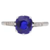 Edwardian Natural Royal Blue Kashmir