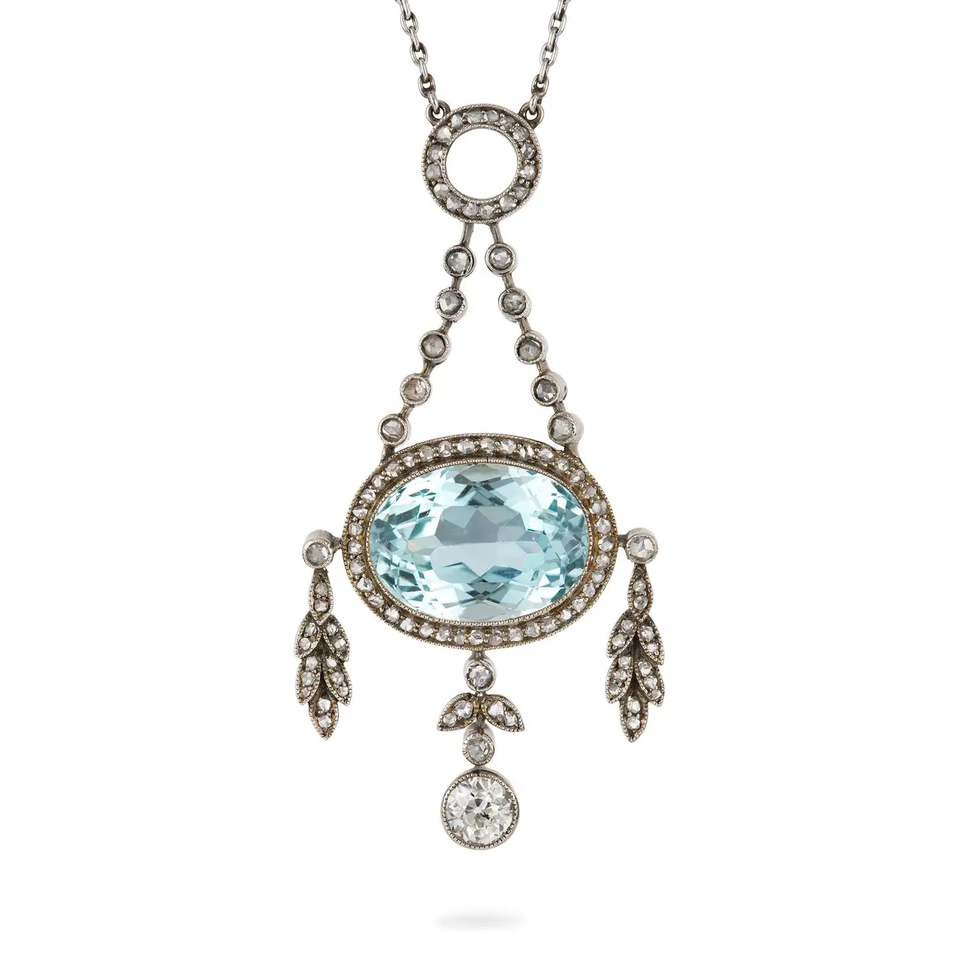 Fabergé Oval Cut Aquamarine Diamond