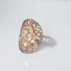 Fancy Yellow Pear Shape Rose-Cut Diamo
