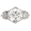 French Solitaire Diamond Engagement