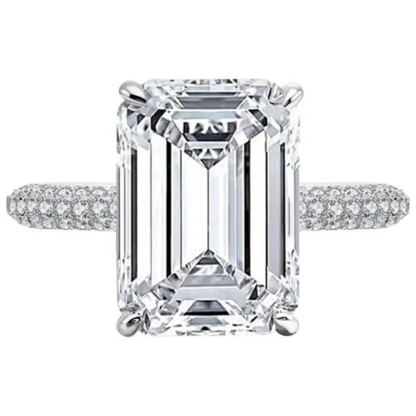 GIA Certified 3 Carat Emerald Cut Diam