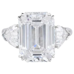 GIA Certified 4 Carat Emerald Cut Diam