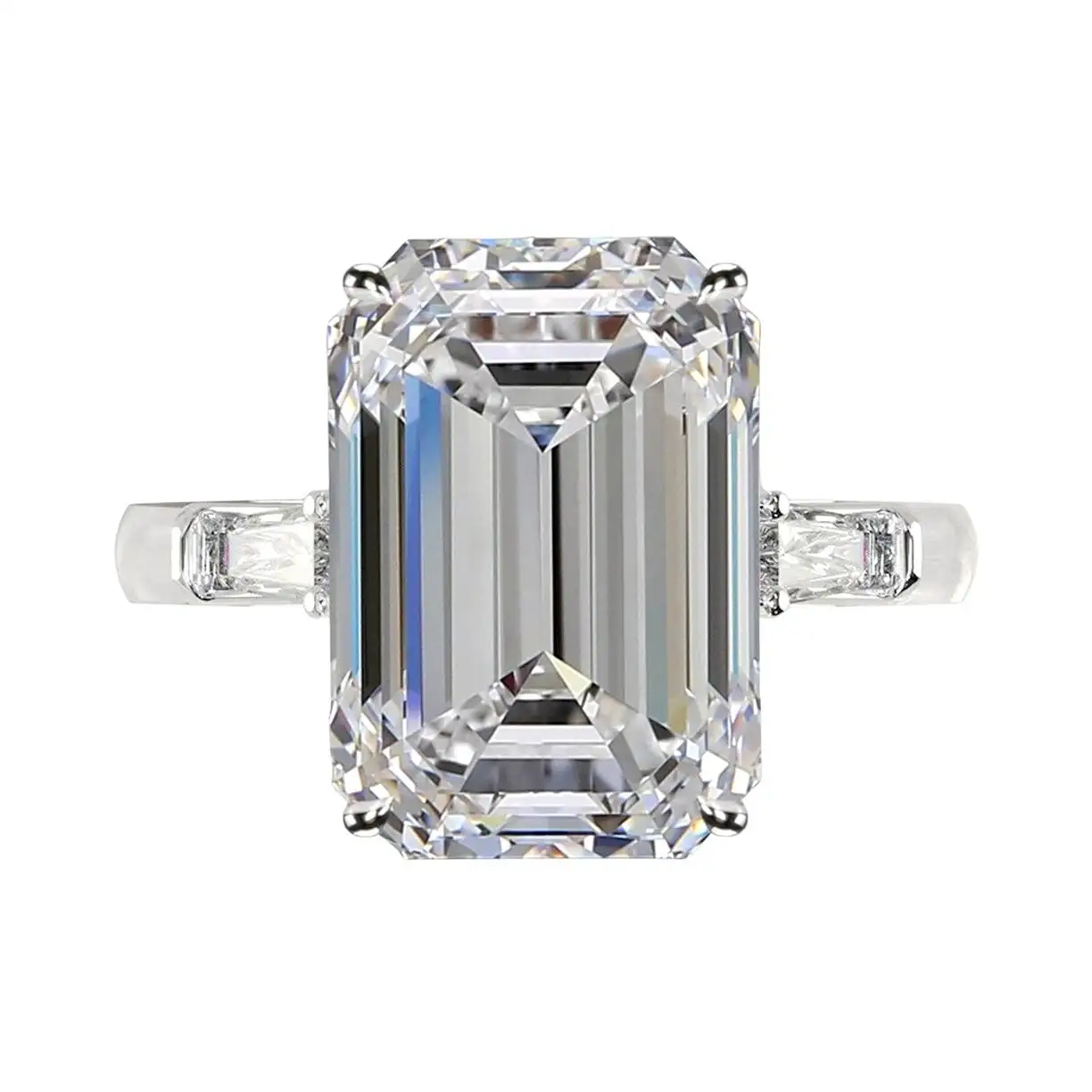 GIA Certified 4.21 Carat Emerald Cut