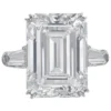 GIA Certified Emerald Cut Diamond Plat