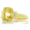5.05 Carat Asscher Cut Yellow Sapphire
