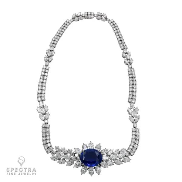 Graff Ceylon Sapphire Diamond Collar