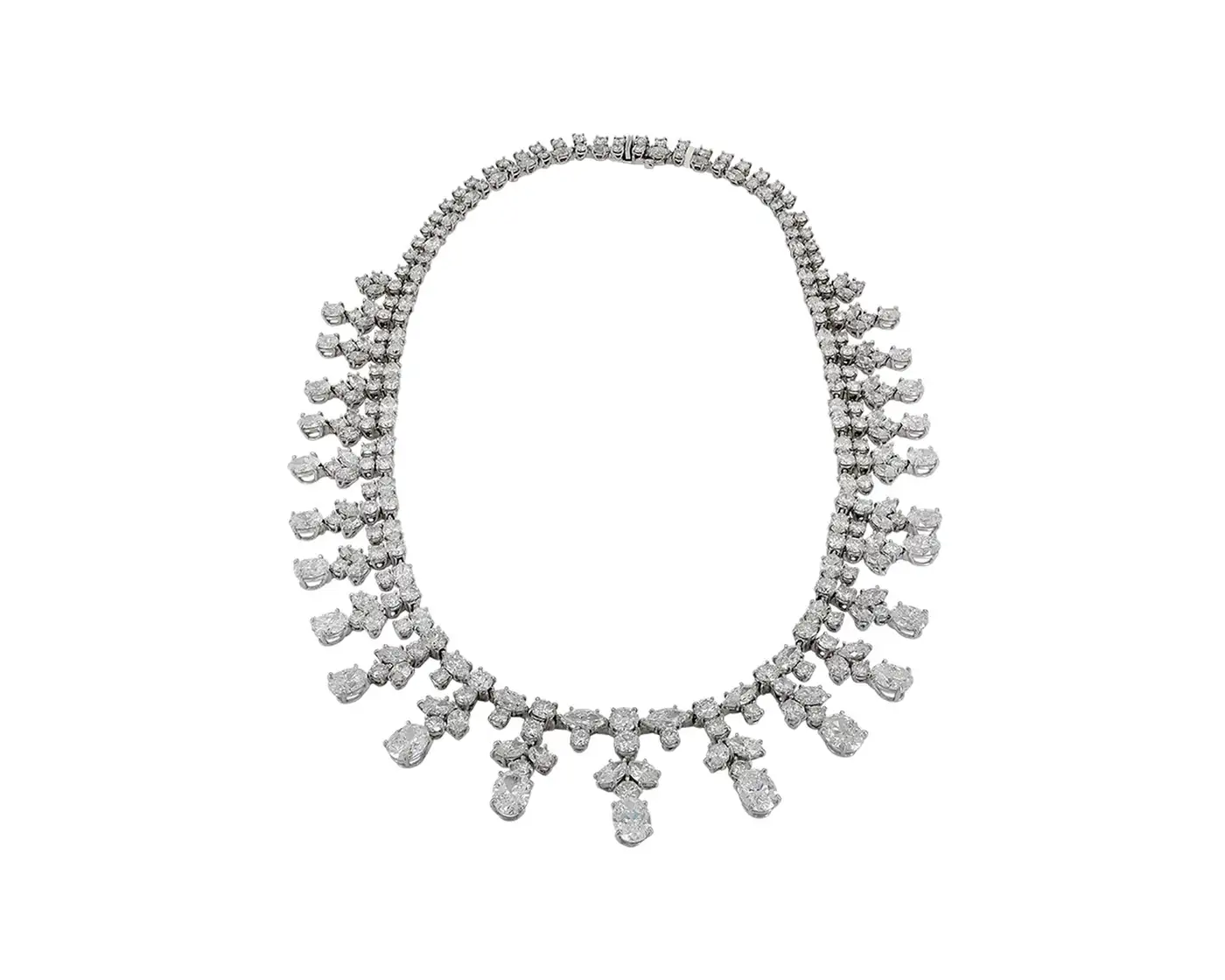 Harry Winston Diamond Platinum Necklac