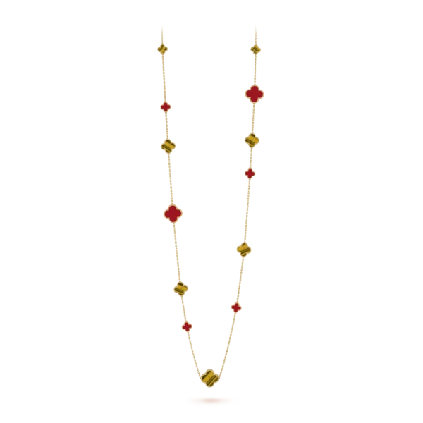 Magic Alhambra long necklace 16 motifs