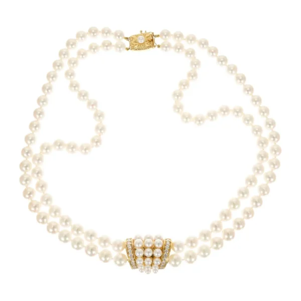 Mikimoto Double Strand Cultured Pearl