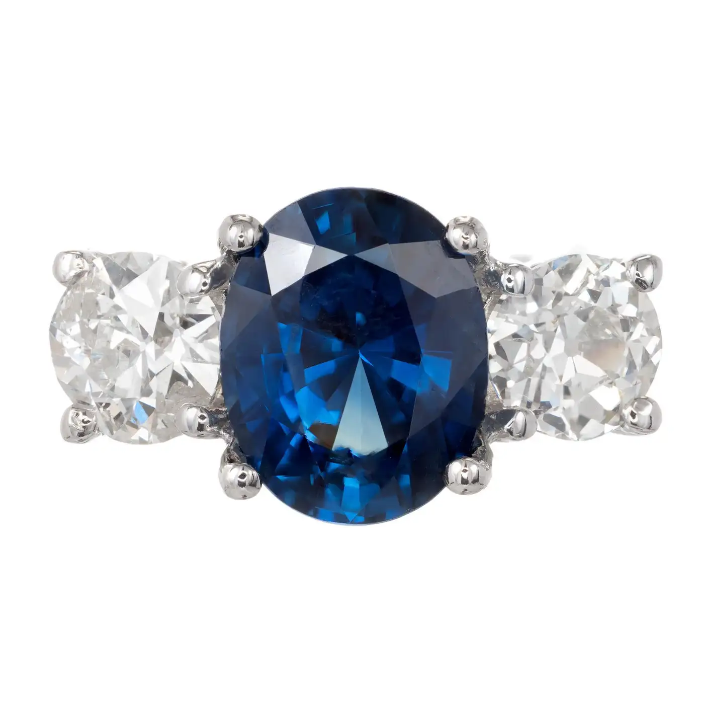 Peter-Suchy-5.77-Carat-Sapphire-Diamond-Three-Stone-Platinum-Engagement-Ring-1.webp