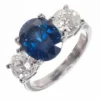 Peter Suchy 5.77 Carat Sapphire Diamon