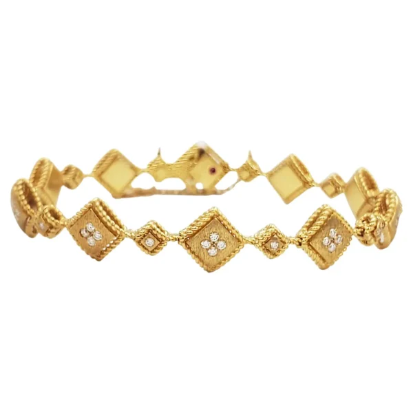 Roberto Coin Ducale Yellow Gold and Di