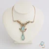 Russian Art Nouveau Aquamarine Necklac