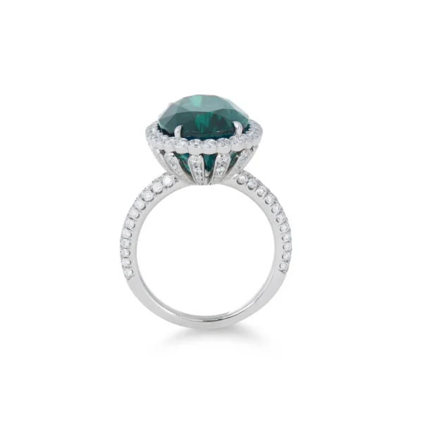 Soleste Tourmaline and Diamond Ring