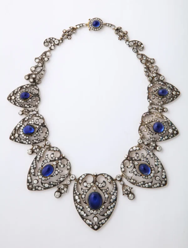 Victorian Sapphire and Diamond Necklac