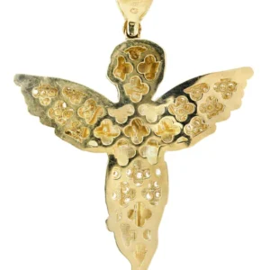 10K Gold Angel Pendant For Sale | 41.3 Grams