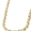 Buy 10K Gold Iced Out Rope Chain